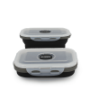 GLIDER S20 Black Bento Premium Lunch Box & Food Storage Container - Large