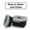 GLIDER S20 Black Bento Premium Lunch Box & Food Storage Container - Large