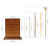 HAWOK Wood Toothpick Holder, Square Toothpick container, for Home, Kitchen, Restaurant