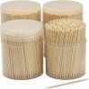 Traditional Wooden Toothpicks Made from Bamboo, Bulk Pack (2,000)