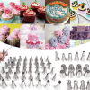 Cake Decorating Supplies 359-Piece Piping Bags and Tips Set Cake Decorating Kit with 60 Piping Tips Cake Decorating Tools with Multi-Purpose 3-Layer T