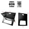 Portable Charcoal Grill - Mini BBQ Grill - Small Table Top Charcoal Grill for Camping, Outdoor Cooking - Foldable Camping Grill for Picnics
