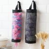 1pc Plastic Bag Holder; Mesh Hanging Storage Dispenser; Foldable; Breathable; Washable Hanging Mesh Garbage Bag Organizer For Plastic Bag Storage; Kit