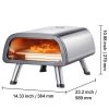 12" Electric Pizza Oven Countertop, Stainless Steel Pizza Maker Machine with Pizza Stone and Spatula, Heats up to 850 Fahrenheit