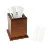 HAWOK Wood Toothpick Holder, Square Toothpick container, for Home, Kitchen, Restaurant
