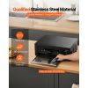 Electric Pizza Oven, 12 in Countertop Pizza Oven, 77 to 572°F Temp Range, 1450W Indoor Pizzas Maker w/Timing & Temp Control