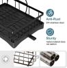 Detachable 2 Tier Dish Drying Rack with Drainboard, Rustproof Metal Dish Rack for Kitchen Countertop