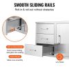 Outdoor Kitchen Door Drawer Combo 38.1''W x 22.6''H x 20.8''D, BBQ Access Door/Triple Drawers Combo with Stainless Steel Handles