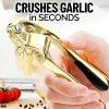 Kitchen Premium Garlic Press with Soft