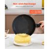 17 Piece Pots and Pans Set, Granite Nonstick Detachable Handle Cookware, Space Saving Induction Cookwares, Kitchen RV Cooking Sets with Frying, Sauce