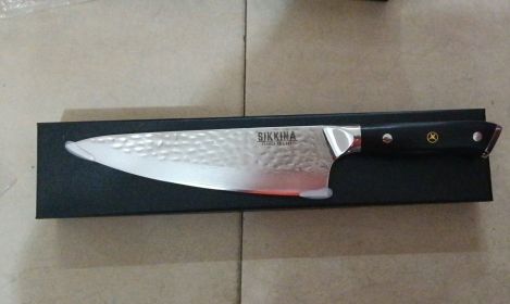Stainless Steel Kitchen Knife Kitchen Kitchen Knife Steel Chef Knife Meat Cleaver (Option: Steel color)