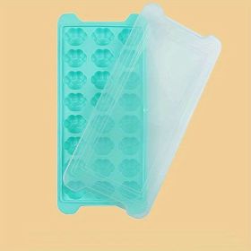 1pc Soft Bottom Cat Paw Ice Tray Mold - Homemade Ice Cube Box for Kitchen Refrigerator - Perfect for Making Delicious Ice Cream and Cocktails (Color: Green, Quantity: 1Pc)