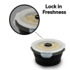 GLIDER LB Black Bento Premium Lunch Box & Food Storage Containers