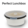 GLIDER LB White Bento Premium Lunch Box & Food Storage Containers